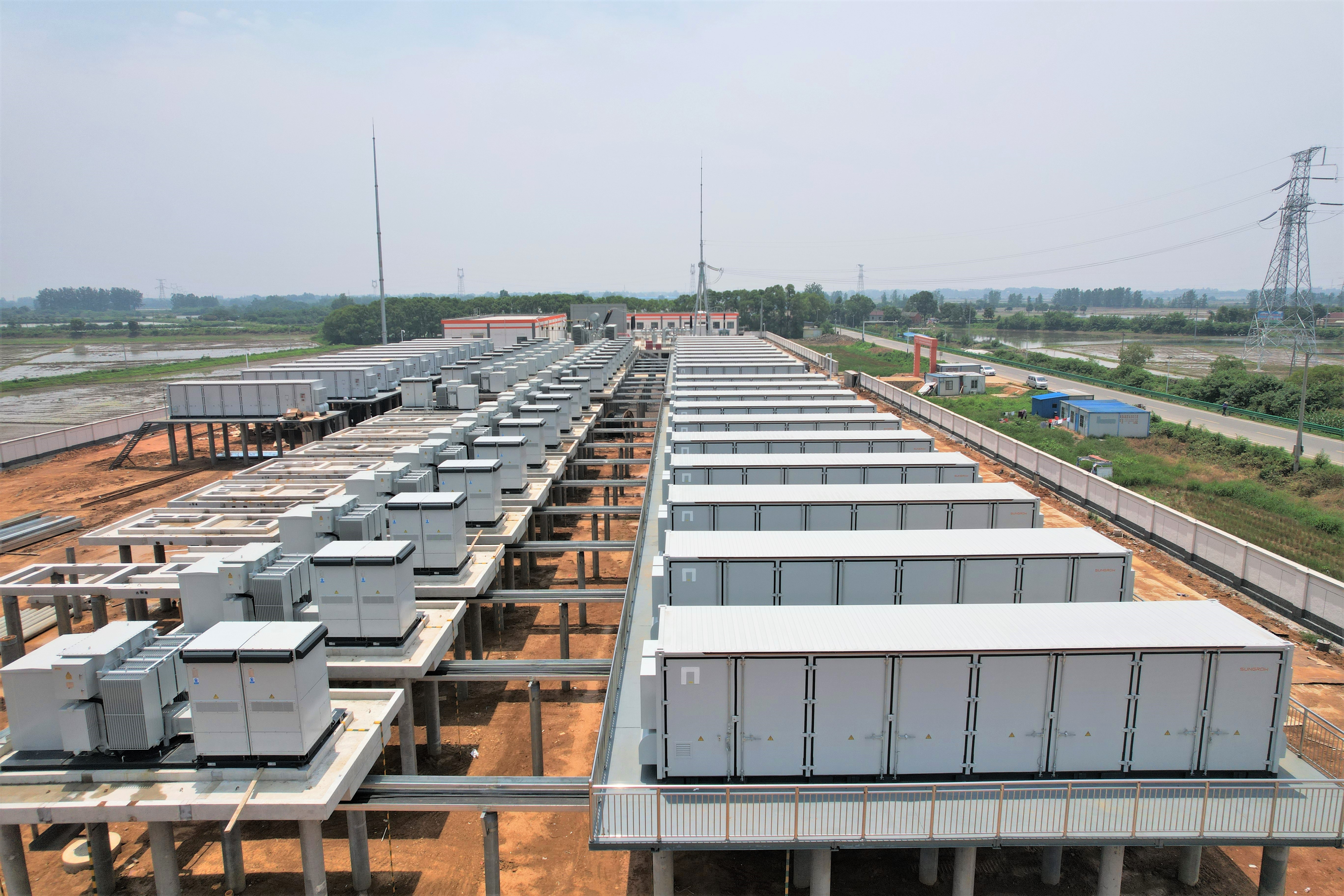 安徽枞阳260MW 260MWh电网侧储能电站