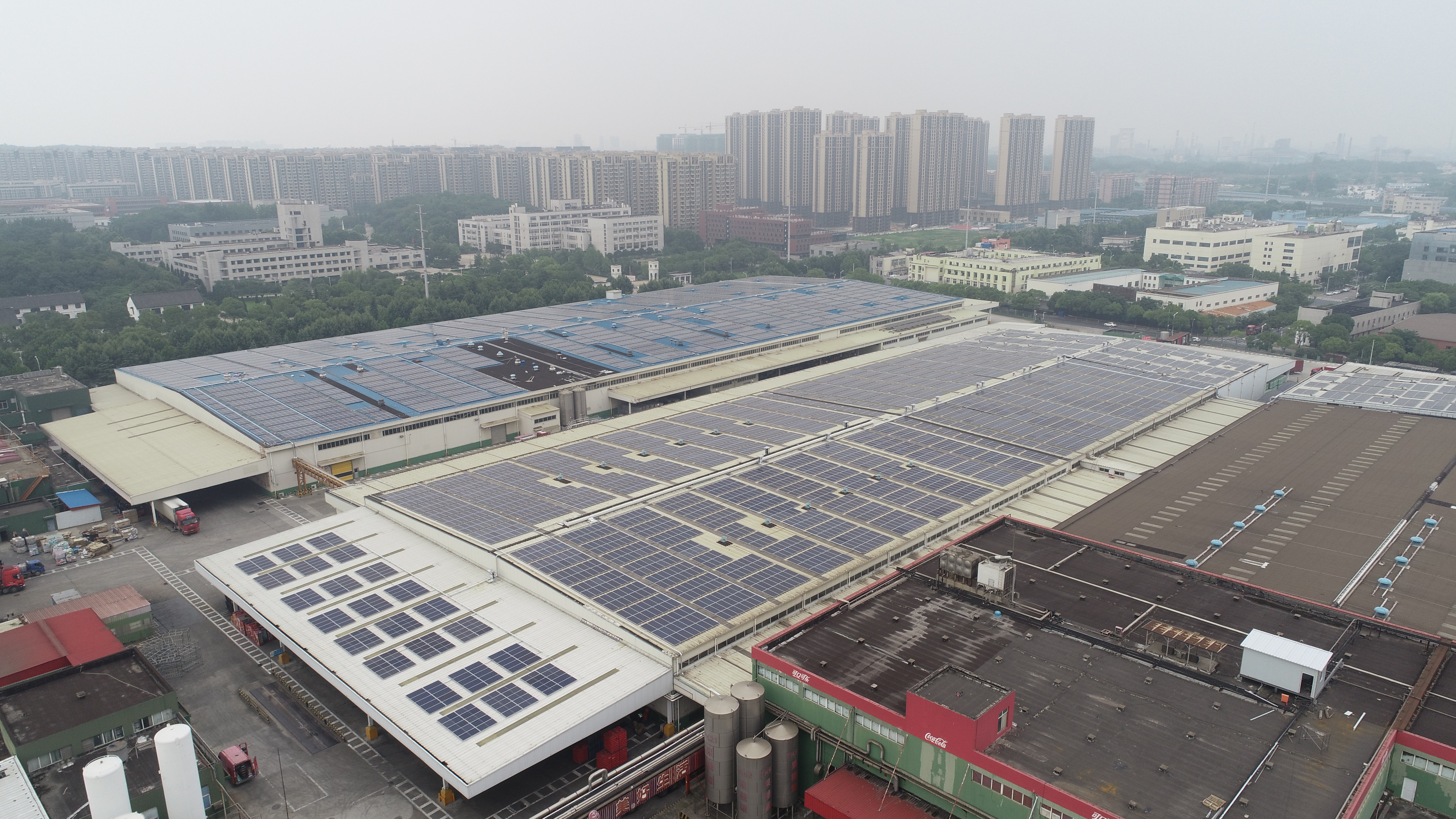 南京可口可乐4MW工商业光伏电站