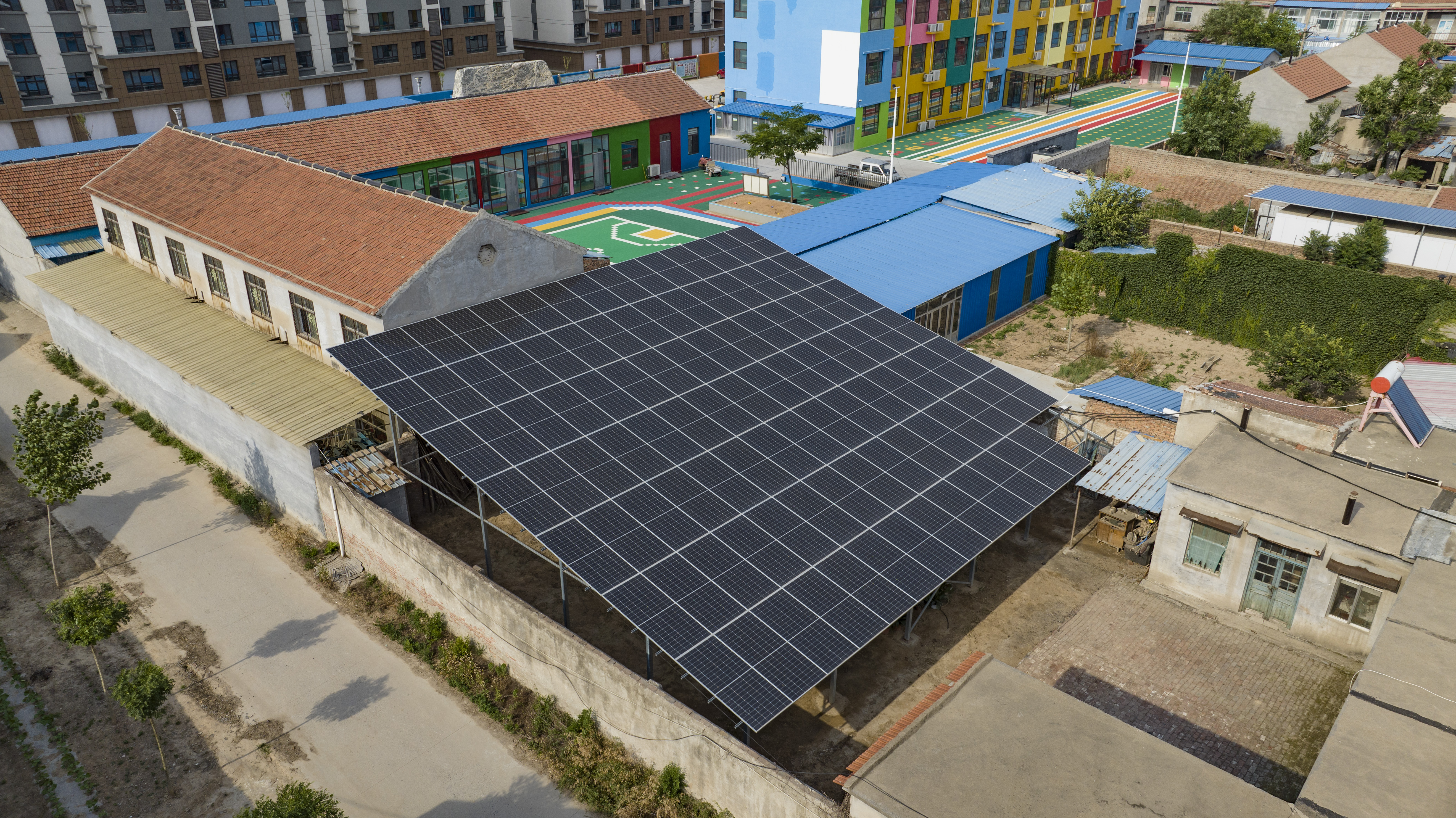 山东滨州上阳院院落家庭光伏项目