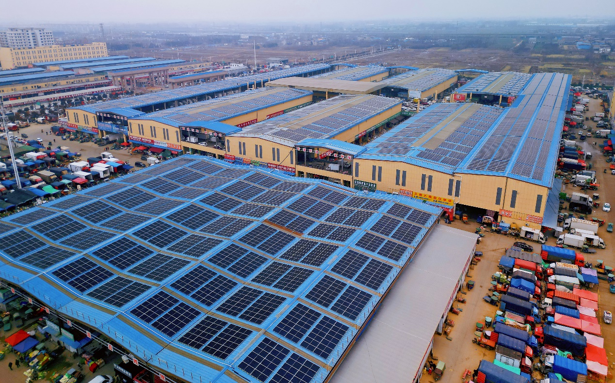 阜阳瑶海农产品大市场一期4.9995MW工商业光伏电站