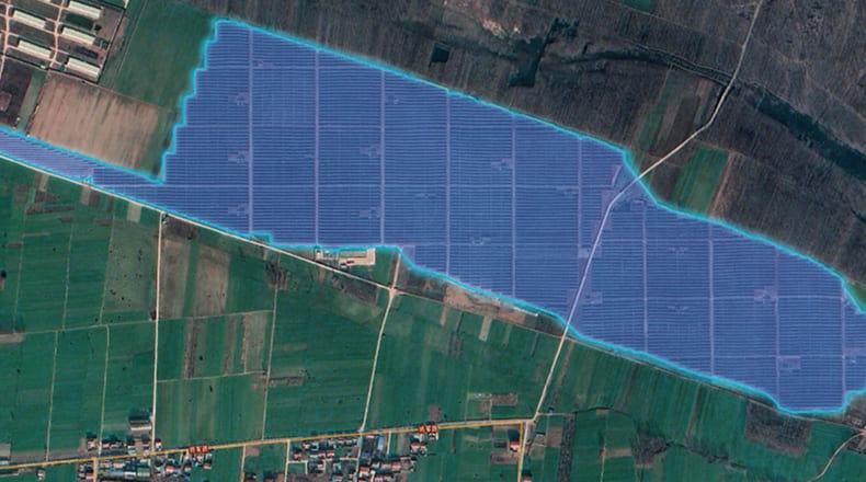 自动识别的“已建光伏区”