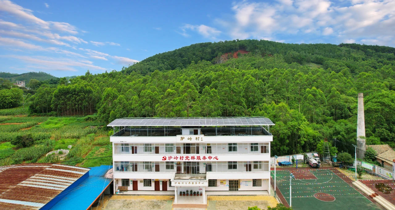 广西兴业炉岭村跃阳楼阳光棚项目