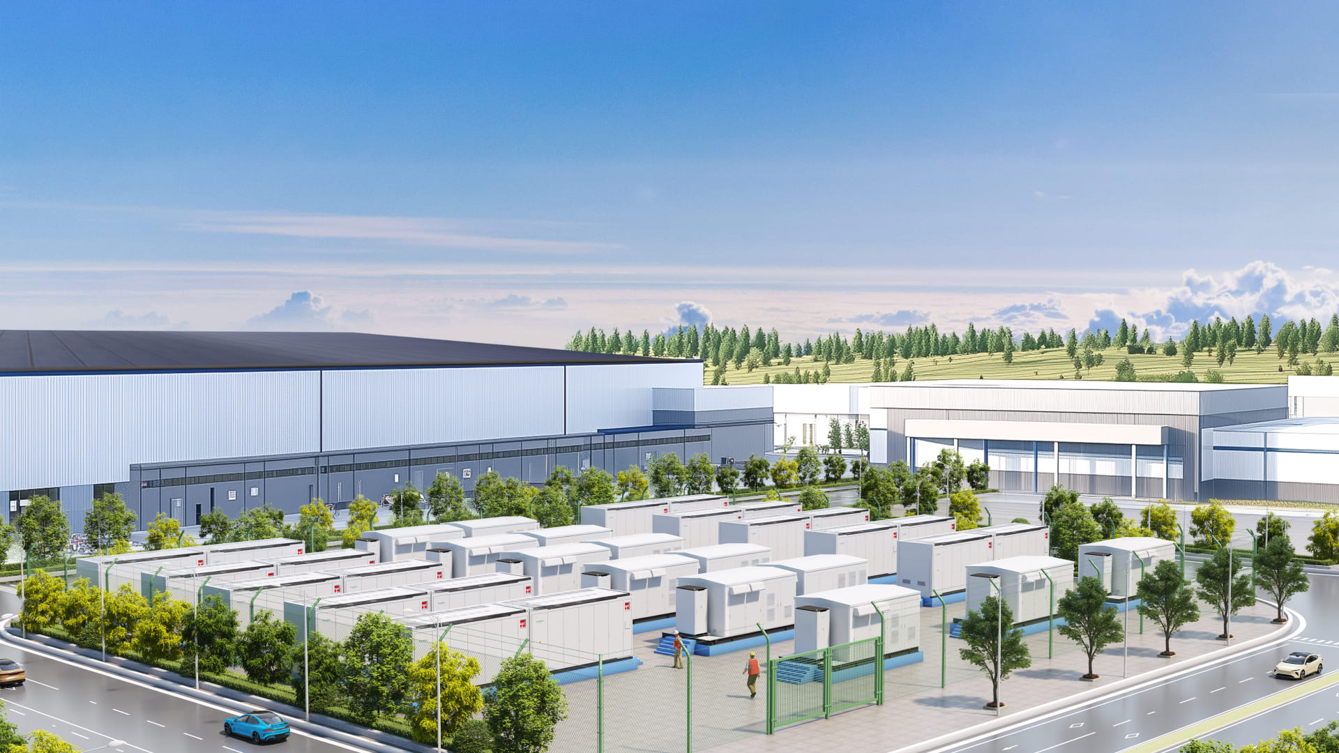 阳光优储工商业储能电站