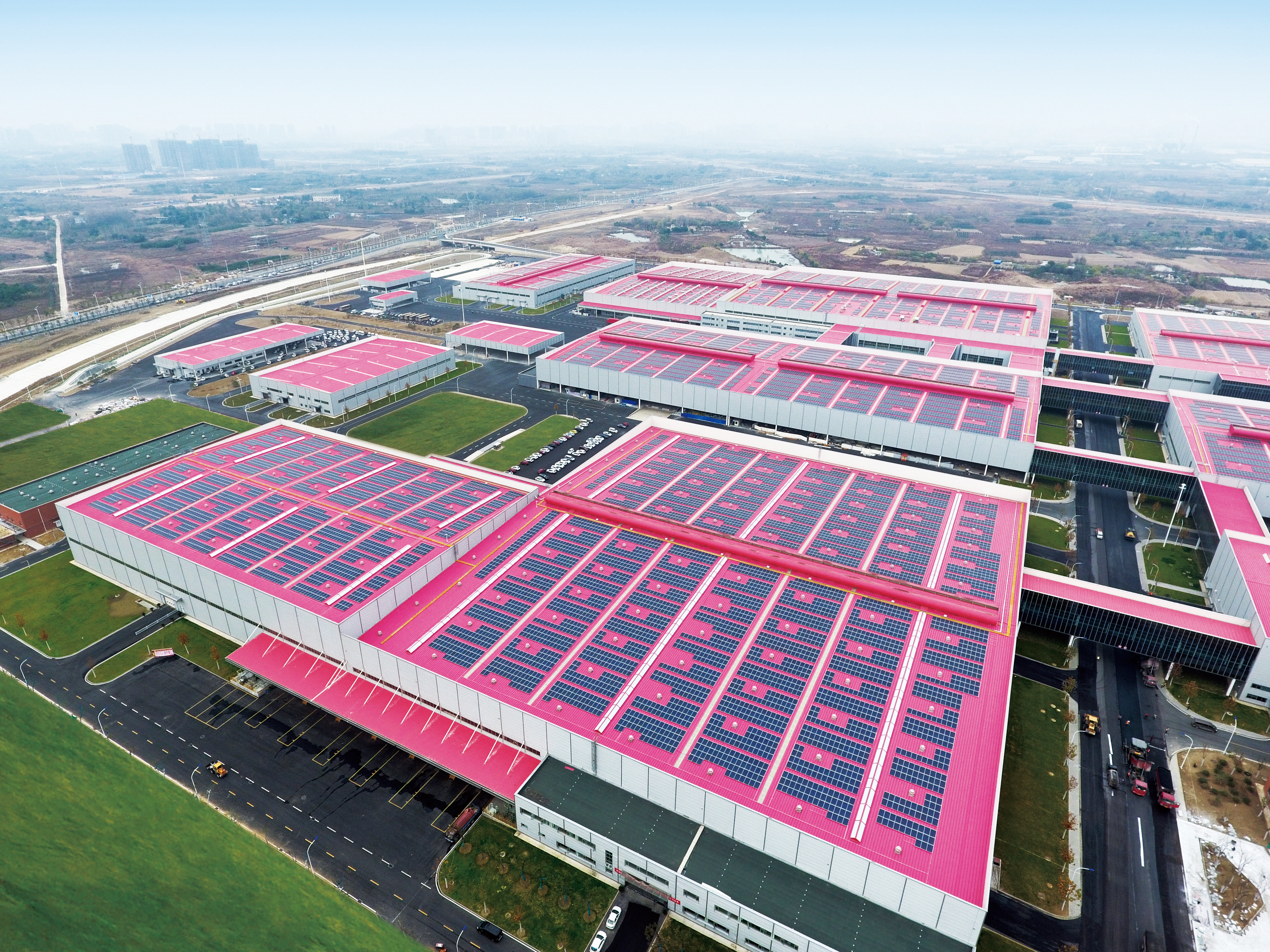 江淮汽车高端及纯电动轻卡12MW工商业光伏项目