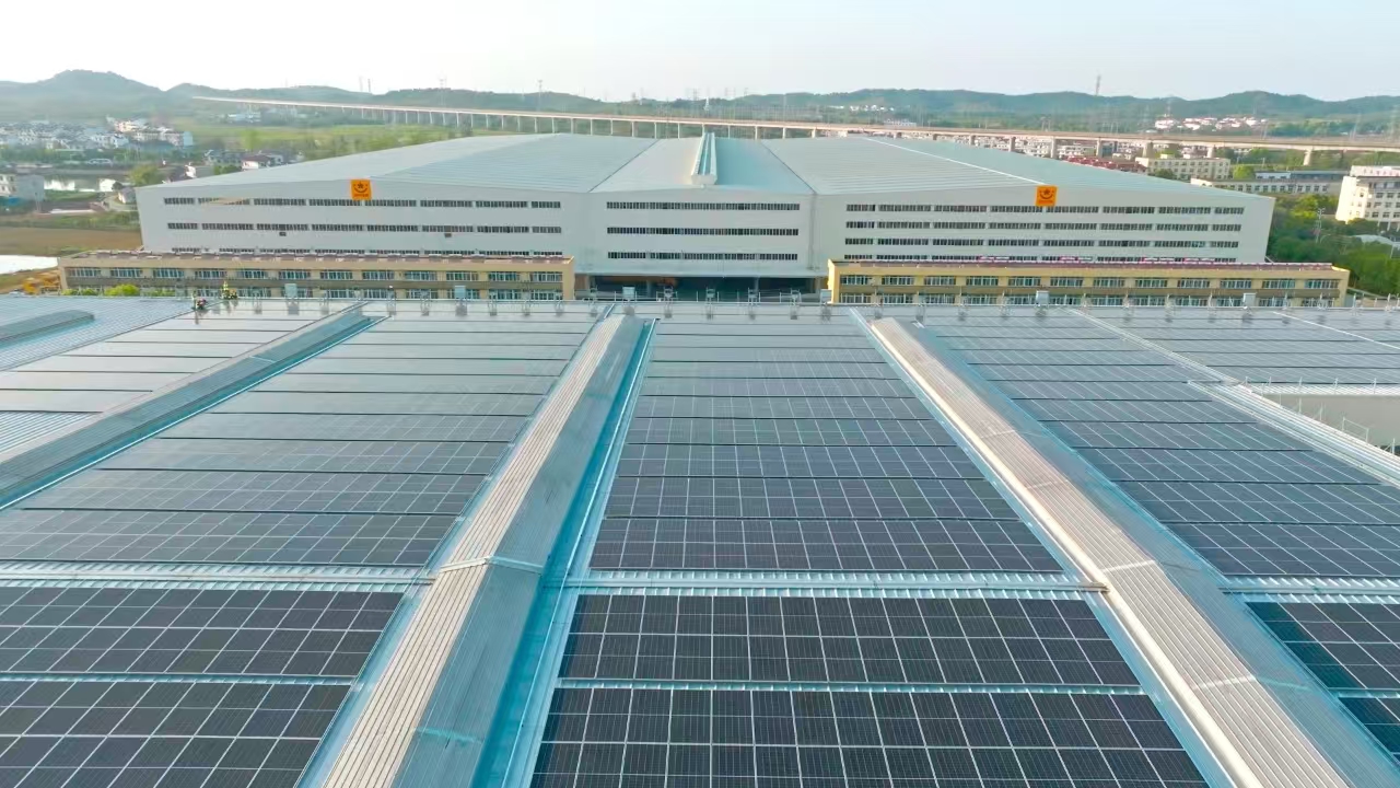 韵达快递3MW工商业光伏电站